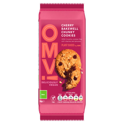 ASDA cherry bakewell chunky cookies 180g - British product