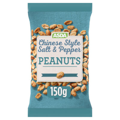 ASDA Chinese salt and pepper crunchy baked peanuts 150g - British product