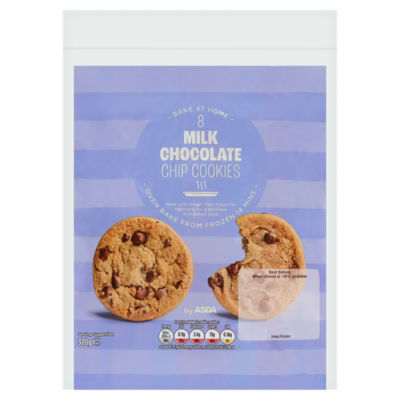 ASDA milk chocolate chip cookie dough 320g - British product