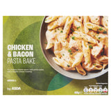 ASDA Chicken and Bacon Pasta Bake 400g - British product