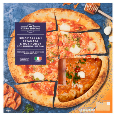 ASDA Extra Special Spicy Salami Pizza 465g - British product