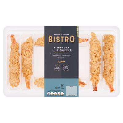 ASDA Bistro Tempura King Prawns Sweet Chilli Sauce 150g - British product