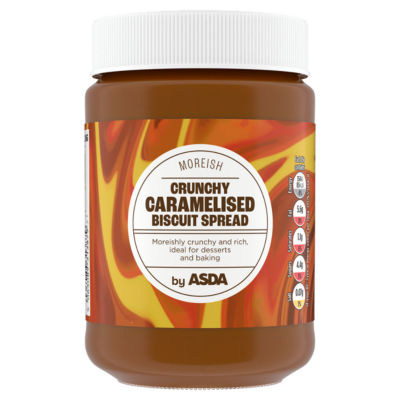 ASDA Crunchy Caramelised Biscuit Spread Sweet Spread 400g