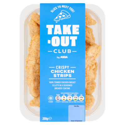 ASDA crispy chicken strips 200g - British product