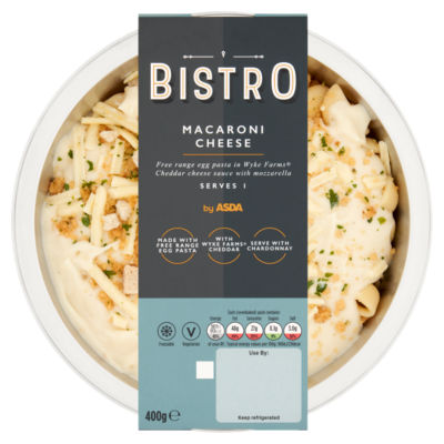 Bistro by ASDA macaroni cheese 400g - British product