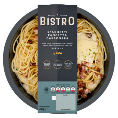 Bistro by ASDA Spaghetti Carbonara 400g - British product