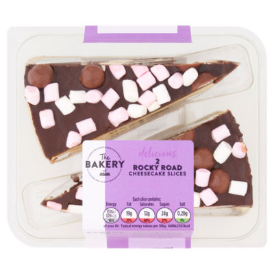 ASDA Rocky Road Cheesecake Slices 2 x 95g - British product