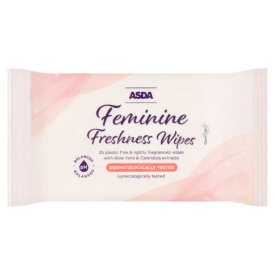 ASDA Feminine Freshness Intimate Hygiene Wipes 25 count