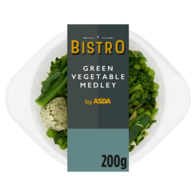 Asda Green Vegetable Medley with herb butter 200g - British product