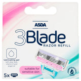 ASDA 3 Blade Razor Refill 5 pack - British product