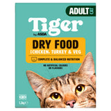 ASDA dry cat food with chicken, turkey & veg 1.2kg - British product