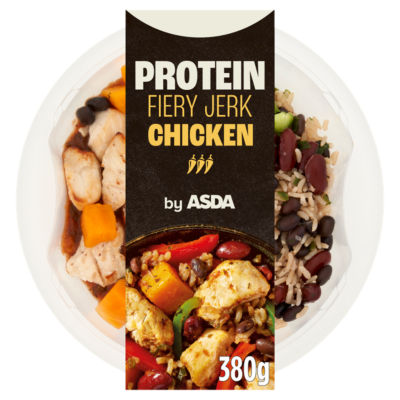 ASDA Fiery Jerk Chicken Ready Meal 380g - British product
