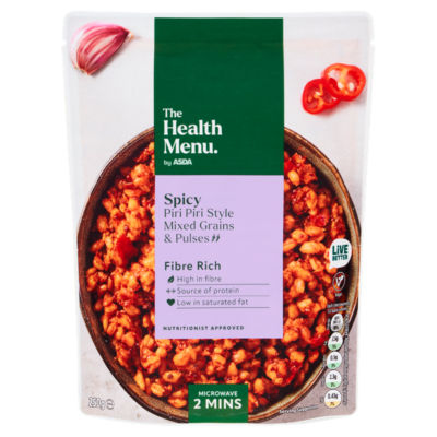 The Health Menu Spicy Piri Piri Style grain mix 250g (British brand)