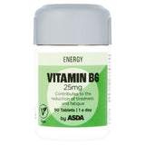 ASDA Vitamin B6 25mg Tablets Strength - British Product
