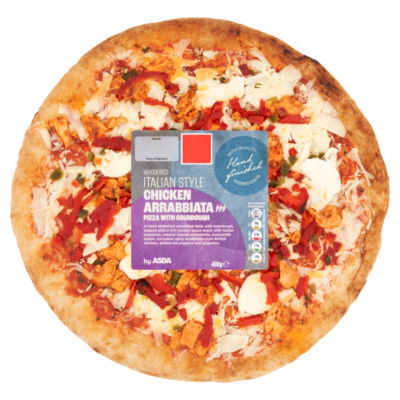 ASDA chicken arrabbiata pizza 480g - British product