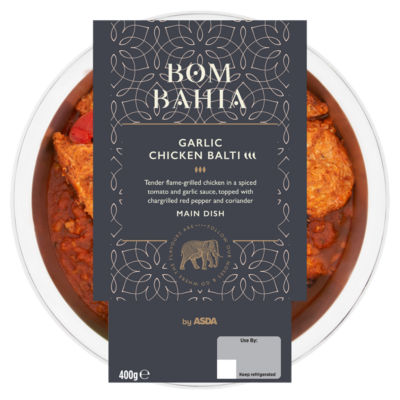 ASDA Garlic Chicken Balti Ready Meal 400g - British product