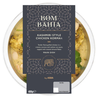 Asda Bom Bahia Kashmiri Chicken Korma 400g - British product