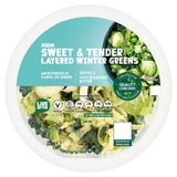 ASDA mixed winter greens seasoned butter 230g - British product