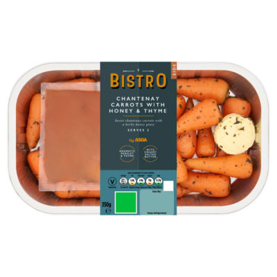 Bistro by ASDA Carrots with Honey and Thyme 350g - British product