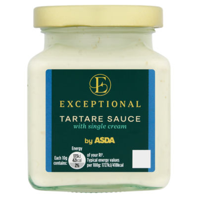 Exceptional by ASDA Tartare Sauce with Single Cream 185g