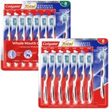 Colgate advanced whitening toothbrush 8 pack - British product