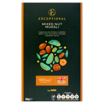 ASDA Mixed Nut Muesli 500g - British product