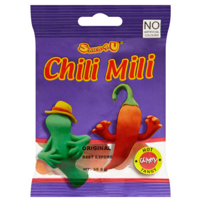Sweets 4 U Chili Mili gummy sweets (British brand)