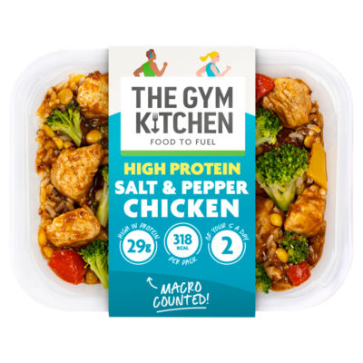 The Gym Kitchen Salt & Pepper Chicken 400g (British brand)