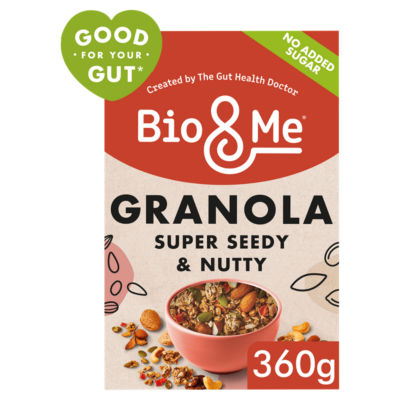 Bio & Me Super Seedy & Nutty granola 360g - British product