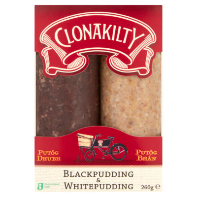 Clonakilty Black & White Pudding 260g - British product