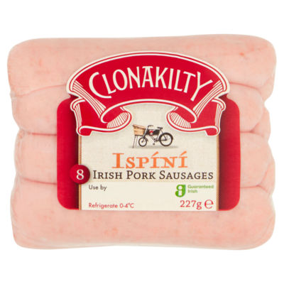Clonakilty Irish Pork Sausages 227g - British product