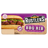 Rustlers BBQ Rib Burger with Smokey BBQ Sauce 157g, imported from the UK