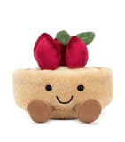 Jellycat Amuseables Fleurette Tarte Aux Fraises soft toy 11cm, UK version