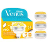 Venus razor blade cartridges coconut plus Olay x3 (British brand)