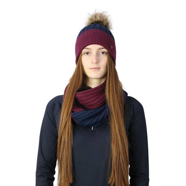 Hy Womens Synergy Luxury Snood Two Tone Design, UK version