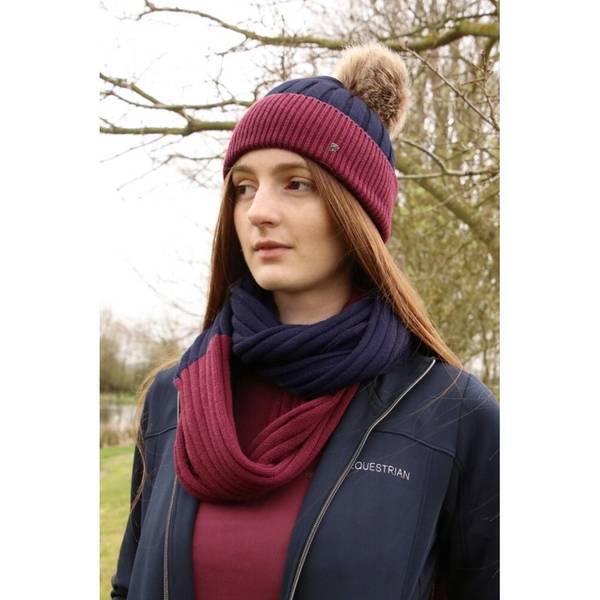 Hy Womens Synergy Luxury Snood Two Tone Design, UK version