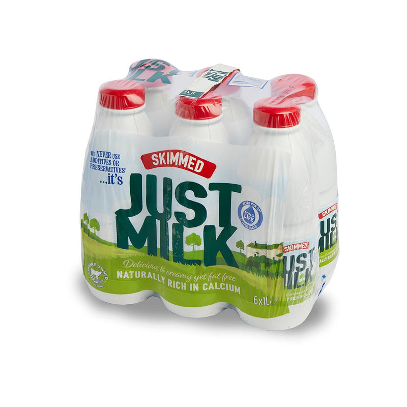 Candia UHT skimmed milk 6 x 1L - British product