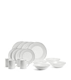 Wedgwood Set of 16 Gio Platinum Dinnerware Pieces