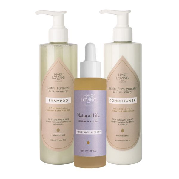 Hair Loving Menopause Hair Trio Shampoo Oil 350ml, UK version
