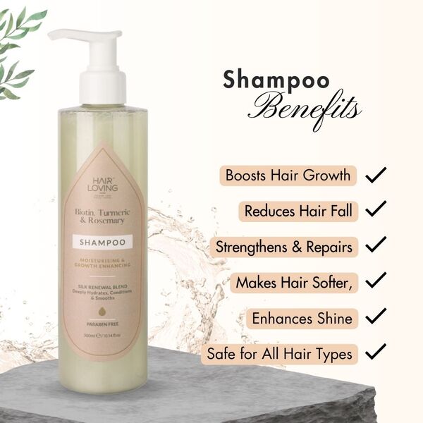 Hair Loving Menopause Hair Trio Shampoo Oil 350ml, UK version