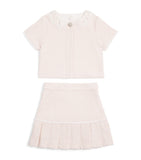 Patachou children's tweed top and skirt set for ages 3-14, imported from the UK