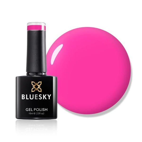 Bluesky Gel Polish Cherise vibrant pink shade - British product