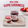 Fearne and Rosie superberry jam reduced sugar 310g - British product