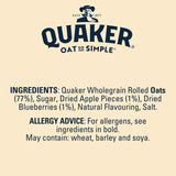 Quaker Oat So Simple Apple & Blueberry Porridge Sachets Cereal   10 per pack - McGrocer