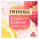 Twinings Raspberry & Lemon Fruit Tea   20 per pack GOODS M&S   