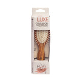 Hydrea London anti-static olive wood travel hair brush, UK version