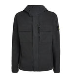 Men's Hoodie with Logo Patch on Sleeve