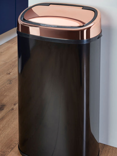 Tower Black Sensor Lid 58L Kitchen Bin