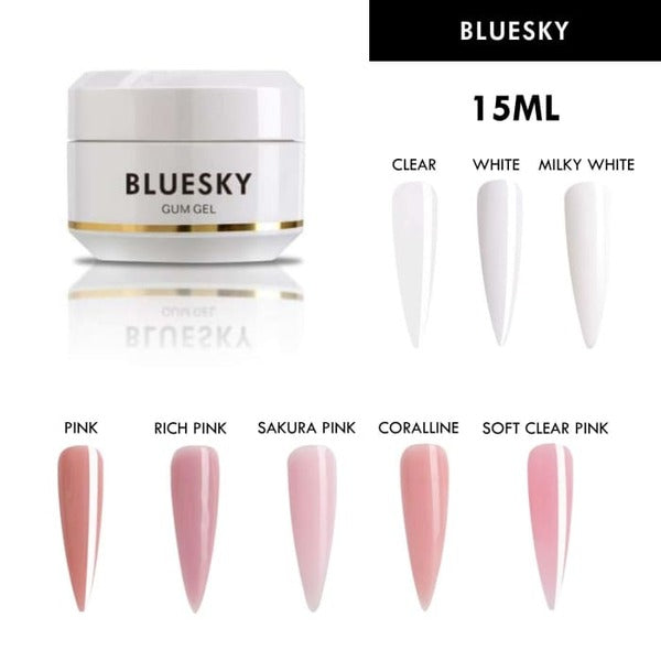 Bluesky Gum Gel pink 15ml container - British product