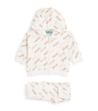 Kenzo kids cotton zip-up hoodie and sweatpants set for ages 6 months to 4 years, UK version